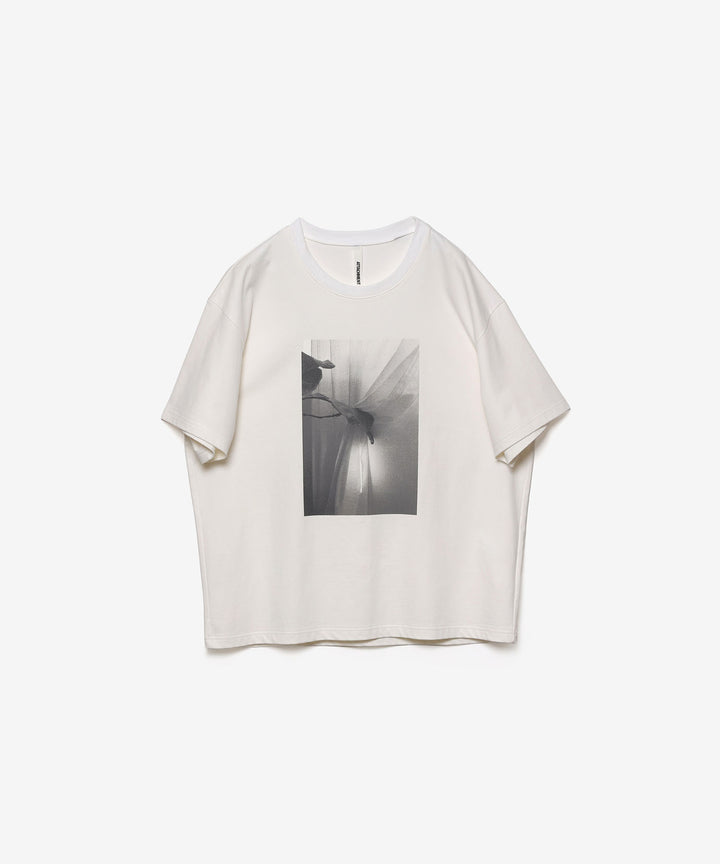 ATTACHMENT アタッチメントの30//2 SUVIN JERSEY PRINT TEE - WHITEの公式通販サイトsession福岡セレクトショップ