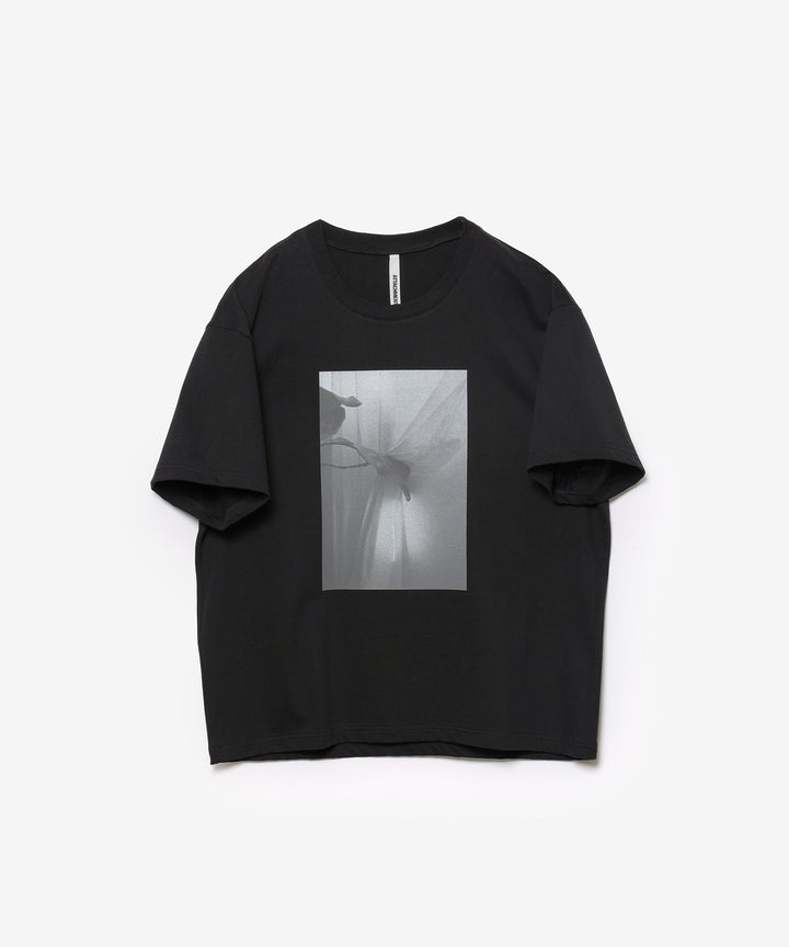 ATTACHMENT アタッチメントの30//2 SUVIN JERSEY PRINT TEE - BLACKの公式通販サイトsession福岡セレクトショップ