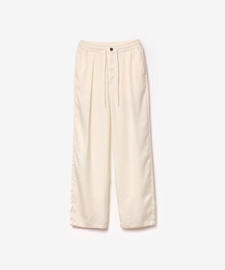 ATTACHMENT アタッチメントのCU/PE FIBRIL SATIN EASY TROUSERS - OFF WHITEの公式通販サイトsession福岡セレクトショップ