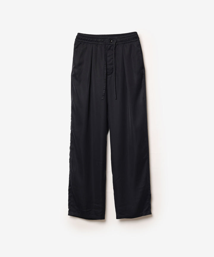 ATTACHMENT アタッチメントのCU/PE FIBRIL SATIN EASY TROUSERS - BLACKの公式通販サイトsession福岡セレクトショップ