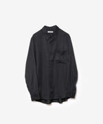 画像をギャラリービューアに読み込む, ATTACHMENT アタッチメントのCU/PE FIBRIL SATIN L/S SHIRT - BLACKの公式通販サイトsession福岡セレクトショップ
