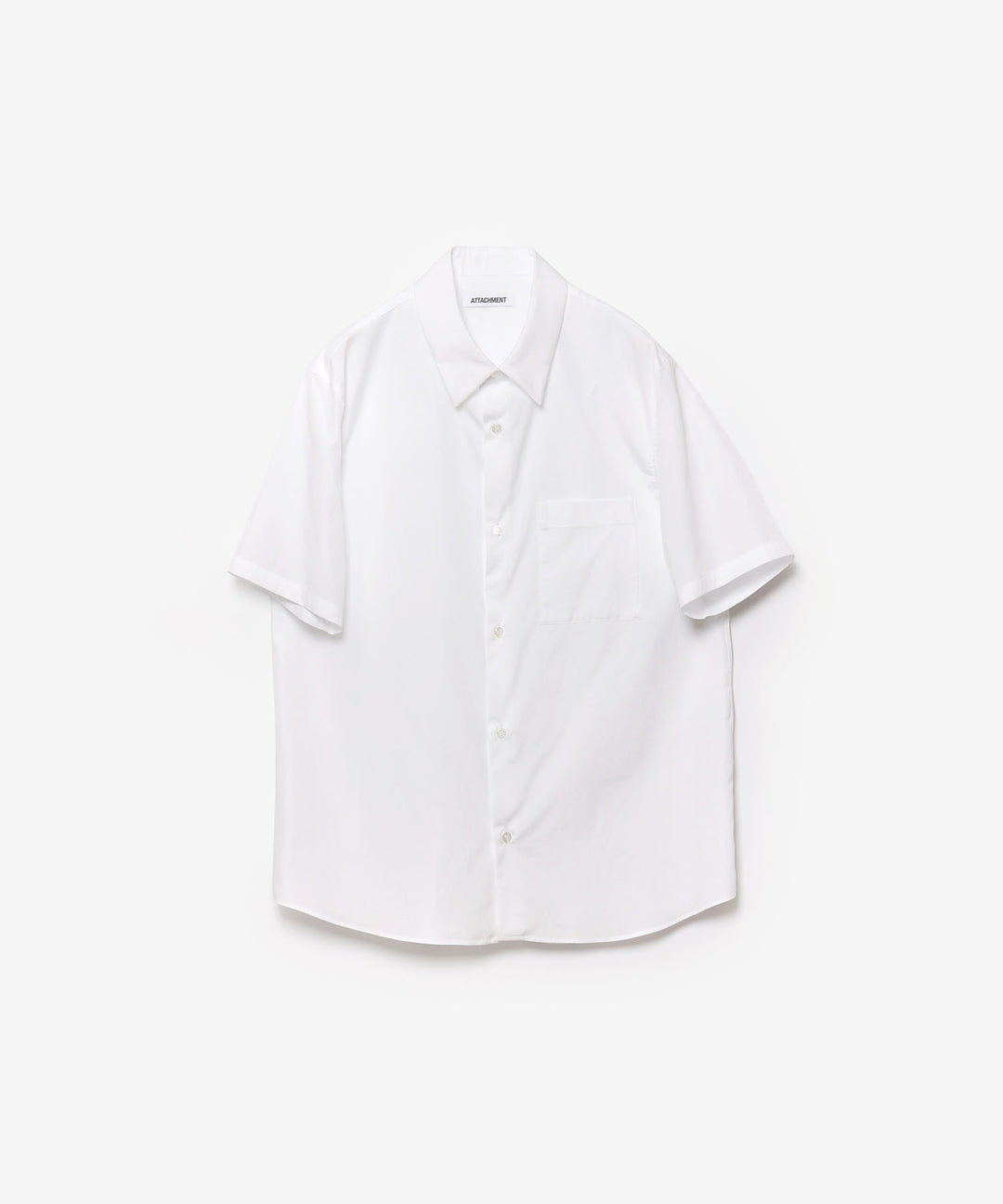 ATTACHMENT アタッチメントの140/2 GIZA BROAD S/S SHIRT - WHITEの公式通販サイトsession福岡セレクトショップ