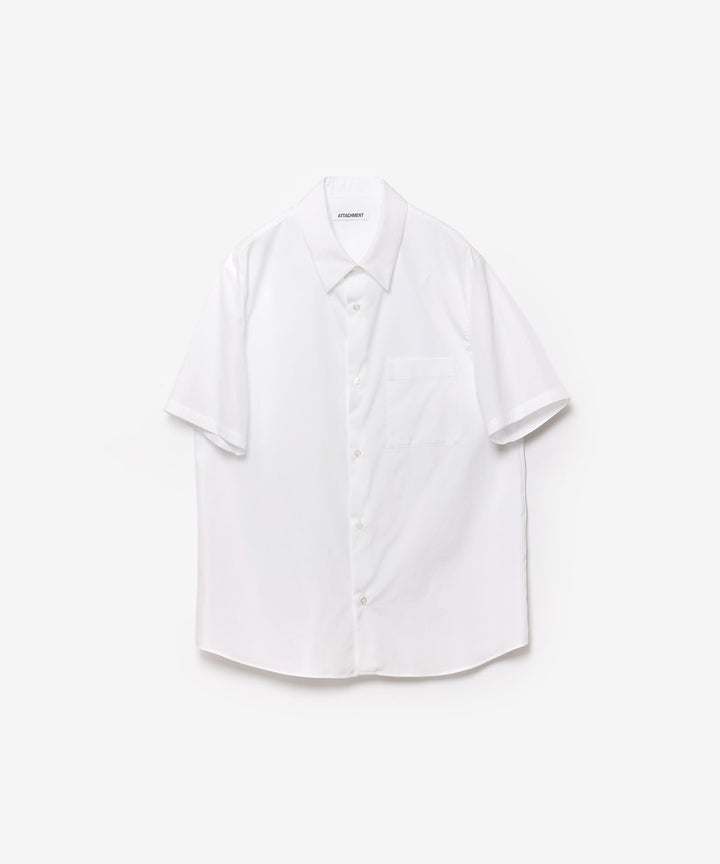 ATTACHMENT アタッチメントの140/2 GIZA BROAD S/S SHIRT - WHITEの公式通販サイトsession福岡セレクトショップ