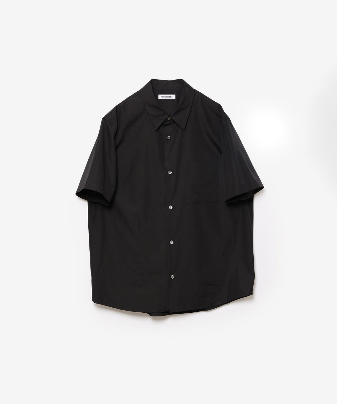 ATTACHMENT アタッチメントの140/2 GIZA BROAD S/S SHIRT - BLACKの公式通販サイトsession福岡セレクトショップ
