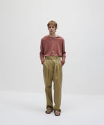 画像をギャラリービューアに読み込む, ATTACHMENT アタッチメントのSMOOTH LEATHER SLIDE SANDAL - KHAKI GRAYの公式通販サイトsession福岡セレクトショップ
