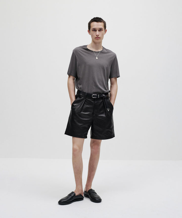 ATTACHMENT アタッチメントの100/3 HIGH TWIST JERSEY SLIM FIT S/S TEE - GRAYの公式通販サイトsession福岡セレクトショップ