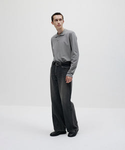 ATTACHMENT /アタッチメント】11OZ DENIM WIDE JEANS - BLACK | 公式