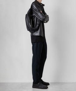 ATTACHMENT(アタッチメント)のPE STRETCH DOUBLE CLOTH REGULAR FIT EASY TROUSERSのD.NAVY