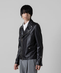 ATTACHMENT /アタッチメント】SHEEP LEATHER DOUBLE RIDERS JACKET