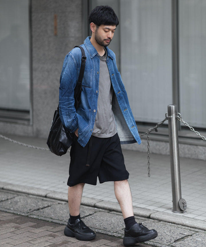 VEIN ヴェインの100/3 SUEDE JERSEY DISTRESSED VESSEL S/S TEE - GRAYの公式通販サイトsession福岡セレクトショップ