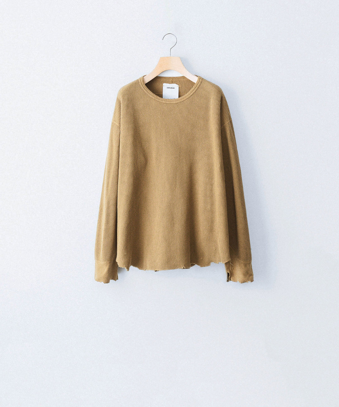 concause-コンコースのWAFFLE SHIRTのCAMEL公式通販サイトsession福岡セレクトショップ