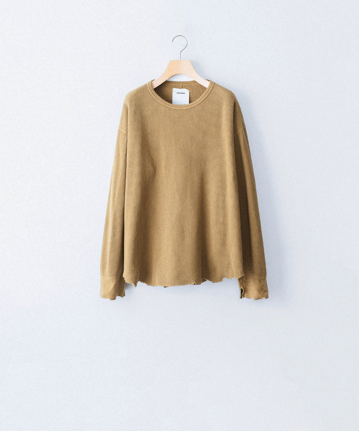 concause-コンコースのWAFFLE SHIRTのCAMEL公式通販サイトsession福岡セレクトショップ