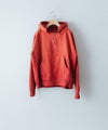 【concause】 FRONT ZIP AFTER HOODIE - RED