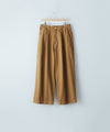 【concause】 WIDE WORK TROUSERS - CAMEL