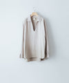 【concause】 SKIPPER SHIRT(SOLID) - BEIGE