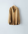 【concause】 SKIPPER SHIRT(SOLID) - CAMEL