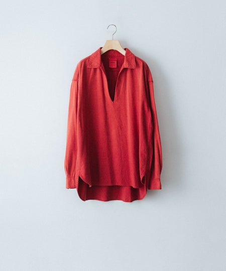 【concause】 SKIPPER SHIRT(SOLID) - RED