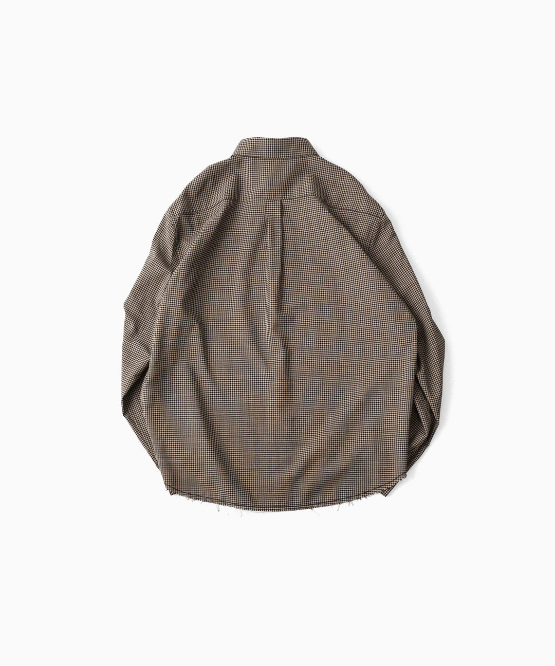 CODA -コーダのBROWN CHECKED RAW EDGES JAZZ SHIRTのBROWN CHECKED公式通販サイトsession福岡セレクトショップ