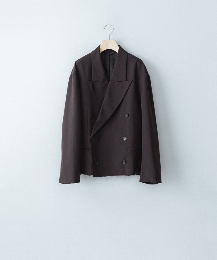 CODA -コーダのBROWN WOOL CUT OFF DOUBLE BREASTED LENTO BLAZERのBROWN公式通販サイトsession福岡セレクトショップ