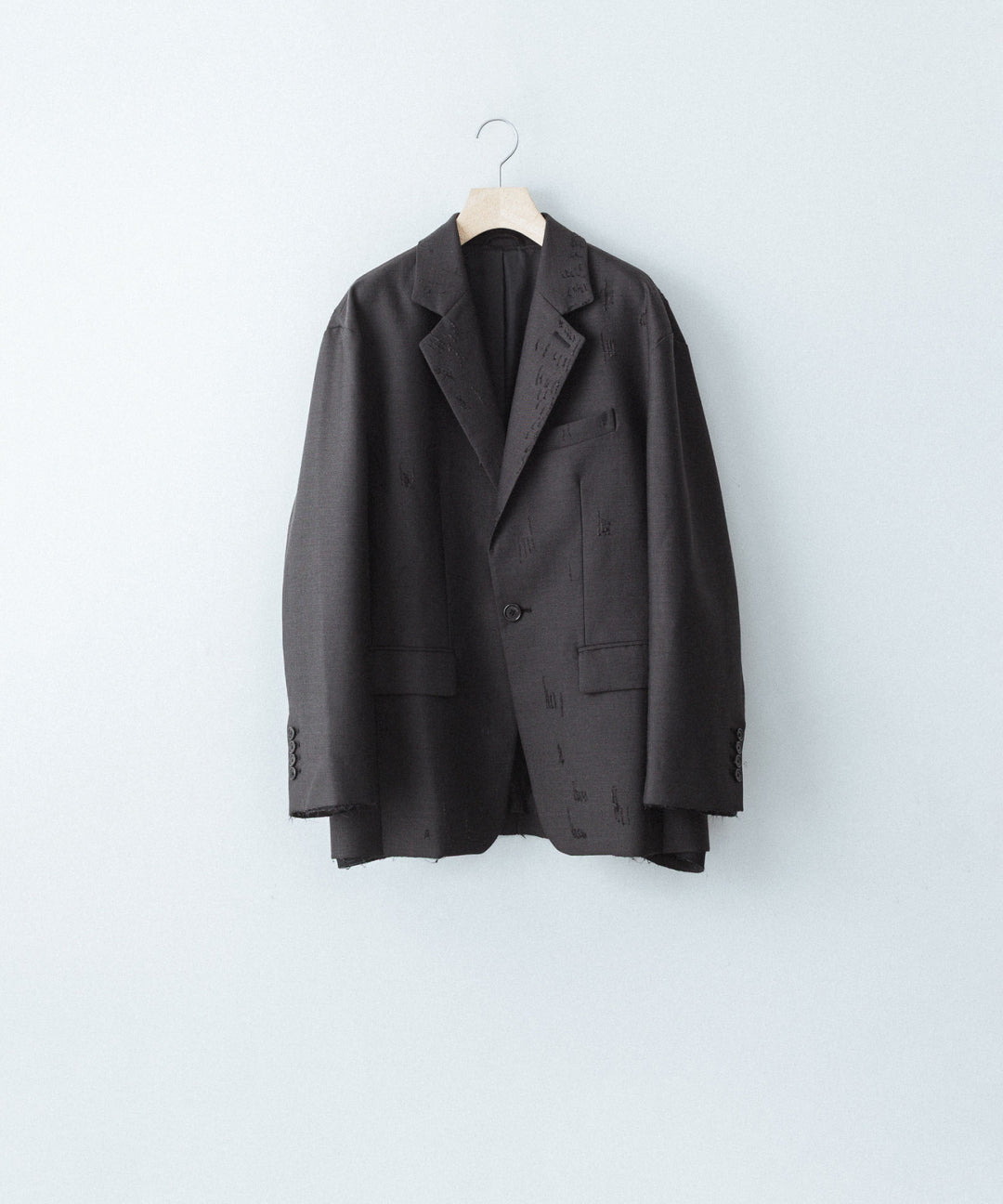 CODA コーダ BROWN WOOL POLY OVERSIZED ADAGIO DISTRESSED BLAZERのBROWN 公式通販サイトsession福岡セレクトショップ