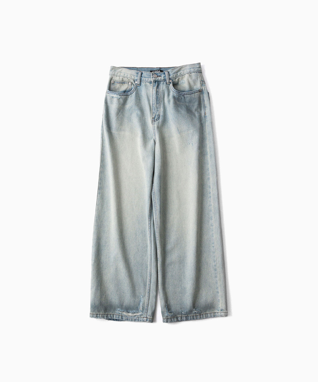 CODA -コーダのLIGHT INDIGO WASHED DISTRESSED BREAK CUT WIDE STRAIGHT JEANSのLIGHT INDIGO WASHED公式通販サイトsession福岡セレクトショップ