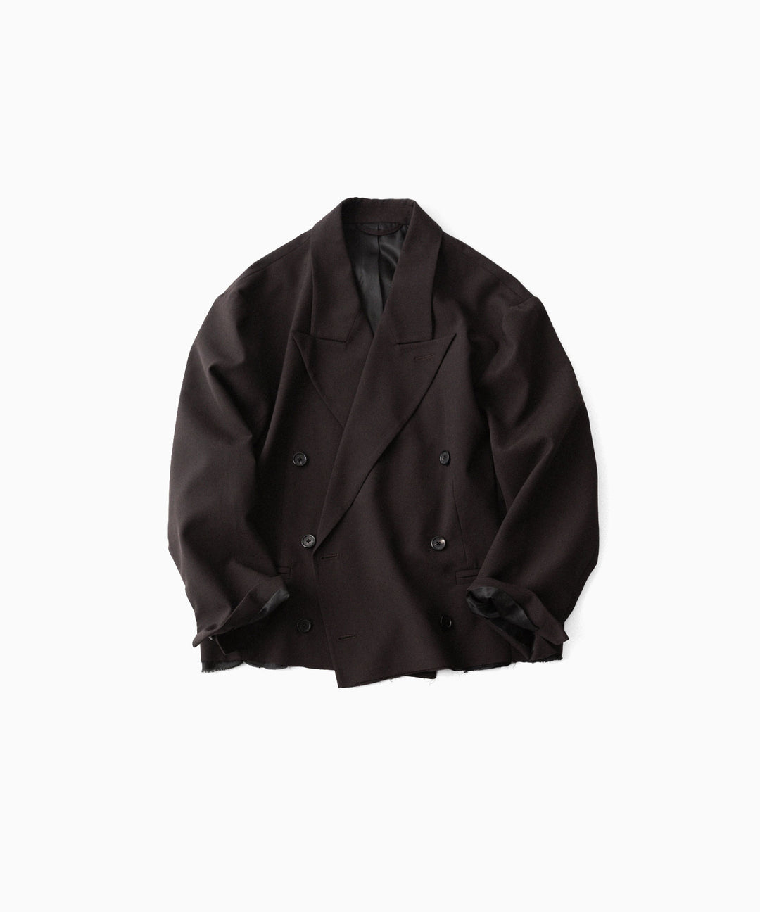 CODA -コーダのBROWN WOOL CUT OFF DOUBLE BREASTED LENTO BLAZERのBROWN公式通販サイトsession福岡セレクトショップ