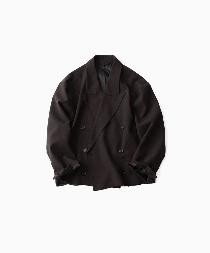 CODA -コーダのBROWN WOOL CUT OFF DOUBLE BREASTED LENTO BLAZERのBROWN公式通販サイトsession福岡セレクトショップ