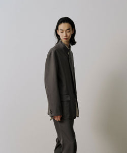 UJOH】STAND COLLAR FLY JKT - OLIVE GRAY | 公式通販サイト UJOH】STAND COLLAR FLY JKT - OLIVE GRAY | 公式通販サイト