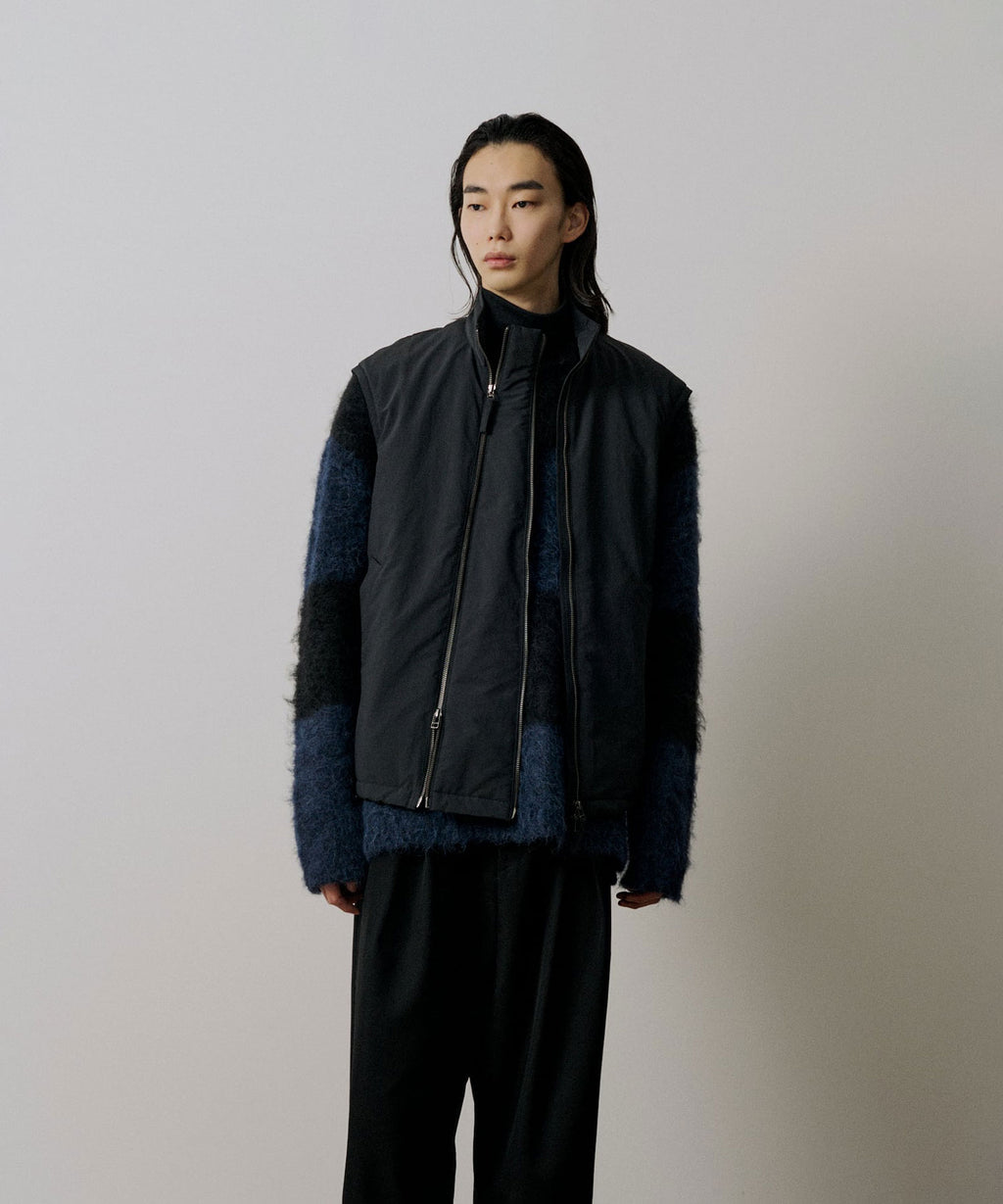 UJOH ウジョーのW ZIP VESTのBLACK 公式通販サイトsession福岡セレクトショップ