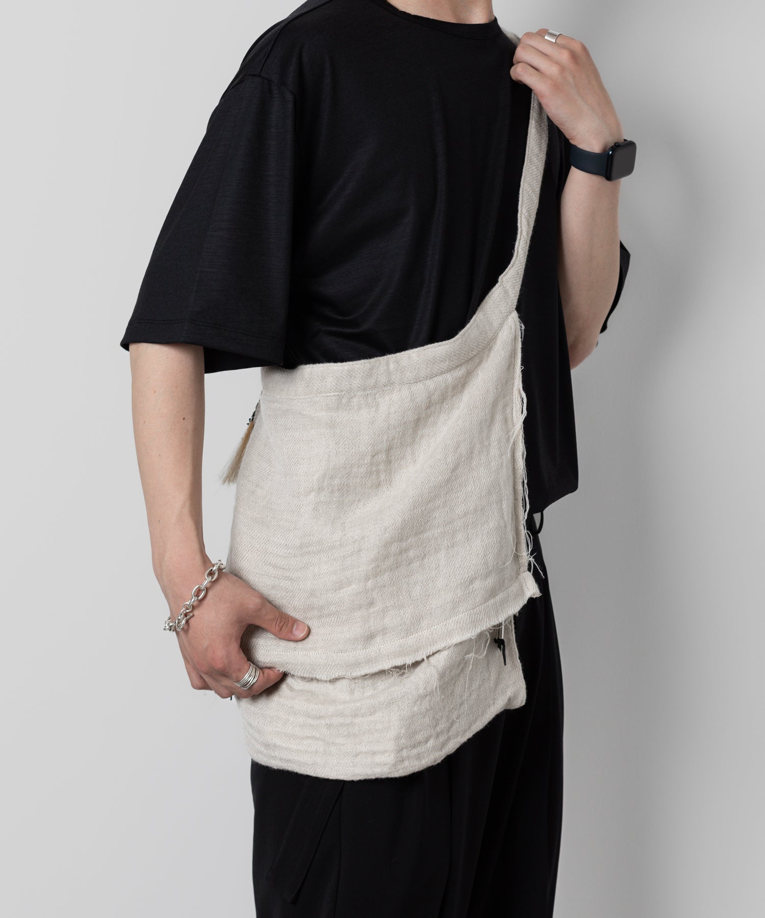 Fujimoto-フジモトのDOUBLE GAUGE FLAP BAG の NATURAL公式通販サイトsession福岡セレクトショップ