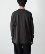 画像をギャラリービューアに読み込む, ATTACHMENT アタッチメントのCOTTON DOUBLE FACE SLIM FIT L/S TEE - D.GRAYの公式通販サイトsession福岡セレクトショップ
