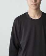 画像をギャラリービューアに読み込む, ATTACHMENT アタッチメントのCOTTON DOUBLE FACE SLIM FIT L/S TEE - D.GRAYの公式通販サイトsession福岡セレクトショップ
