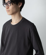 画像をギャラリービューアに読み込む, ATTACHMENT アタッチメントのCOTTON DOUBLE FACE SLIM FIT L/S TEE - D.GRAYの公式通販サイトsession福岡セレクトショップ
