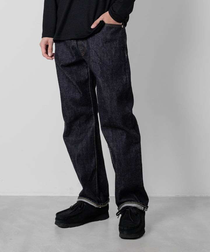 INTERIM(インテリム)の23AWコレクションのWWII 1943 HEAVY KIBATA SHUTTLE DENIM JEANS - NAVY sessionセッション福岡セレクトショップ 公式通販サイト