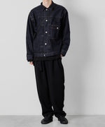 画像をギャラリービューアに読み込む, 【INTÉRIM/インテリム】HYPER BIG &quot;1ST&quot; KIBATA SHUTTLE DENIM JACKETの NAVY sessionセッション福岡セレクトショップ 公式通販サイト
