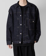 画像をギャラリービューアに読み込む, 【INTÉRIM/インテリム】HYPER BIG &quot;1ST&quot; KIBATA SHUTTLE DENIM JACKETの NAVY sessionセッション福岡セレクトショップ 公式通販サイト
