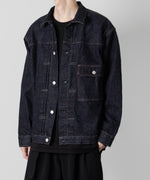 画像をギャラリービューアに読み込む, 【INTÉRIM/インテリム】HYPER BIG &quot;1ST&quot; KIBATA SHUTTLE DENIM JACKETの NAVY sessionセッション福岡セレクトショップ 公式通販サイト
