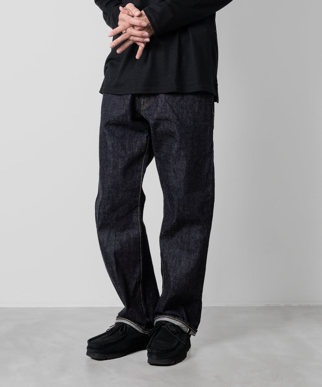 INTERIM(インテリム)の23AWコレクションのWWII 1943 HEAVY KIBATA SHUTTLE DENIM JEANS - NAVY sessionセッション福岡セレクトショップ 公式通販サイト