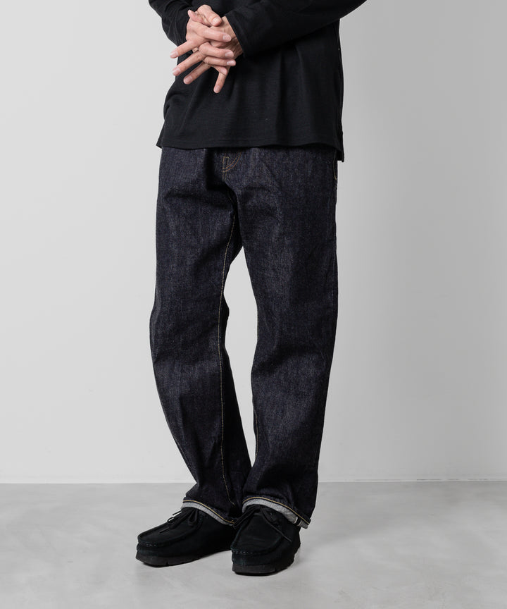 INTERIM(インテリム)の23AWコレクションのWWII 1943 HEAVY KIBATA SHUTTLE DENIM JEANS - NAVY sessionセッション福岡セレクトショップ 公式通販サイト