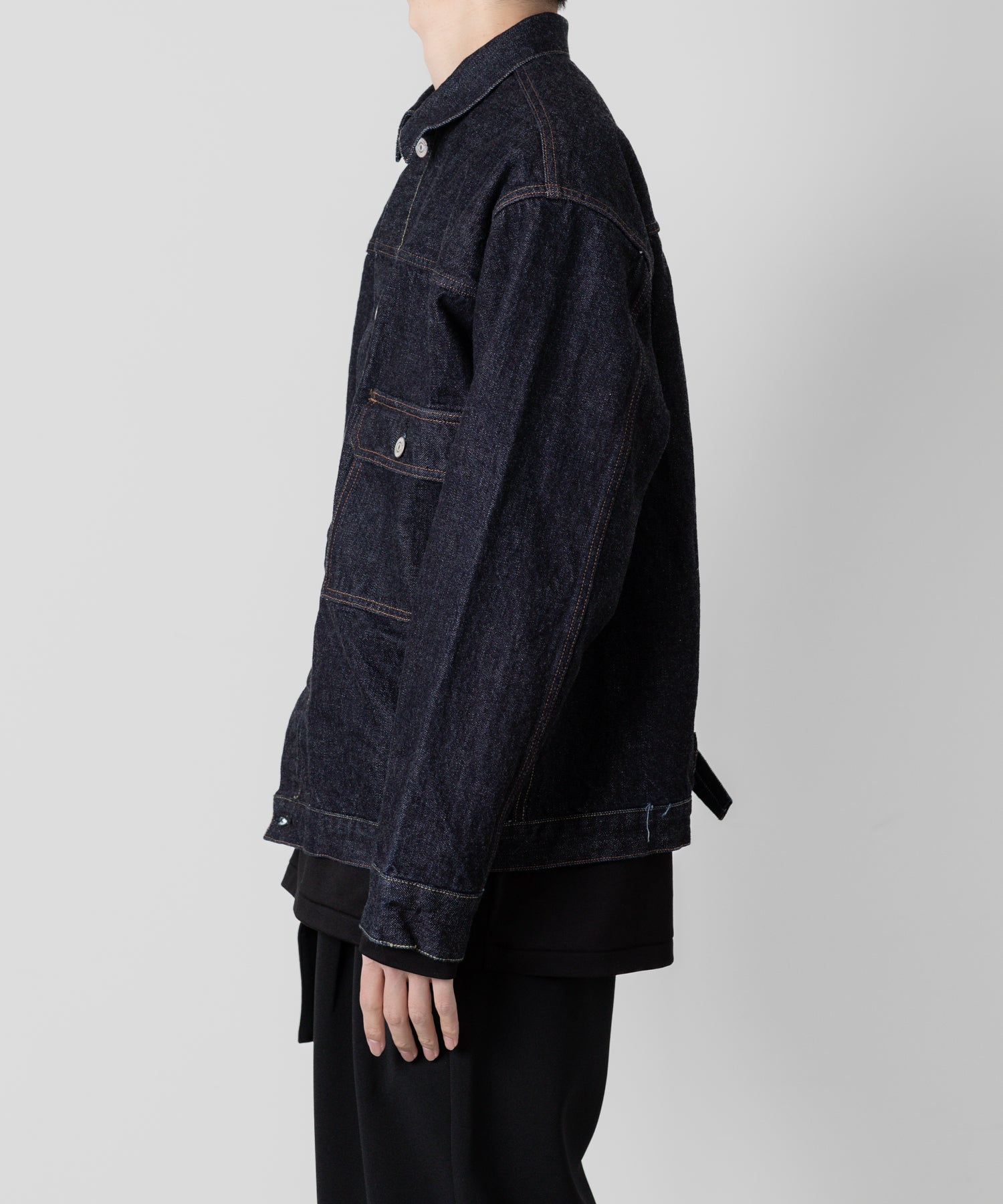 【INTÉRIM/インテリム】HYPER BIG "1ST" KIBATA SHUTTLE DENIM JACKETの NAVY sessionセッション福岡セレクトショップ 公式通販サイト