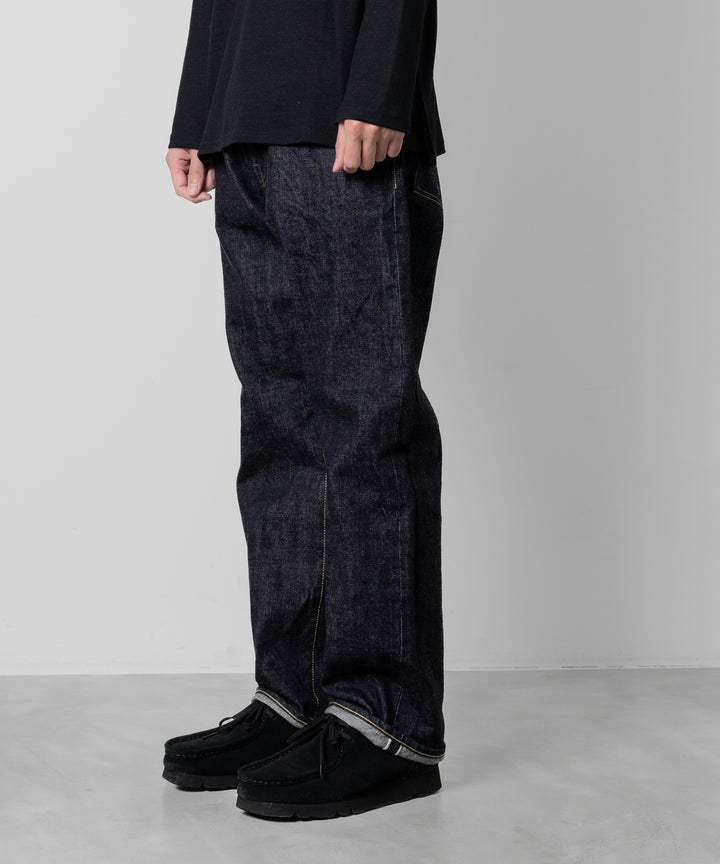 INTERIM(インテリム)の23AWコレクションのWWII 1943 HEAVY KIBATA SHUTTLE DENIM JEANS - NAVY sessionセッション福岡セレクトショップ 公式通販サイト