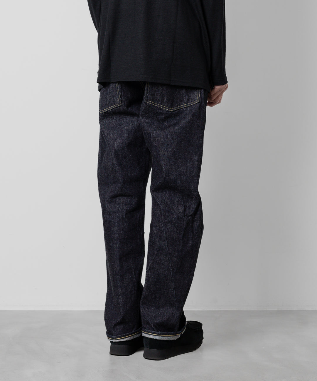 INTERIM(インテリム)の23AWコレクションのWWII 1943 HEAVY KIBATA SHUTTLE DENIM JEANS - NAVY sessionセッション福岡セレクトショップ 公式通販サイト