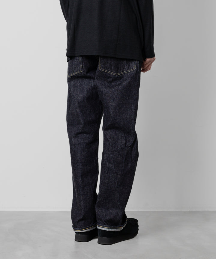 INTERIM(インテリム)の23AWコレクションのWWII 1943 HEAVY KIBATA SHUTTLE DENIM JEANS - NAVY sessionセッション福岡セレクトショップ 公式通販サイト