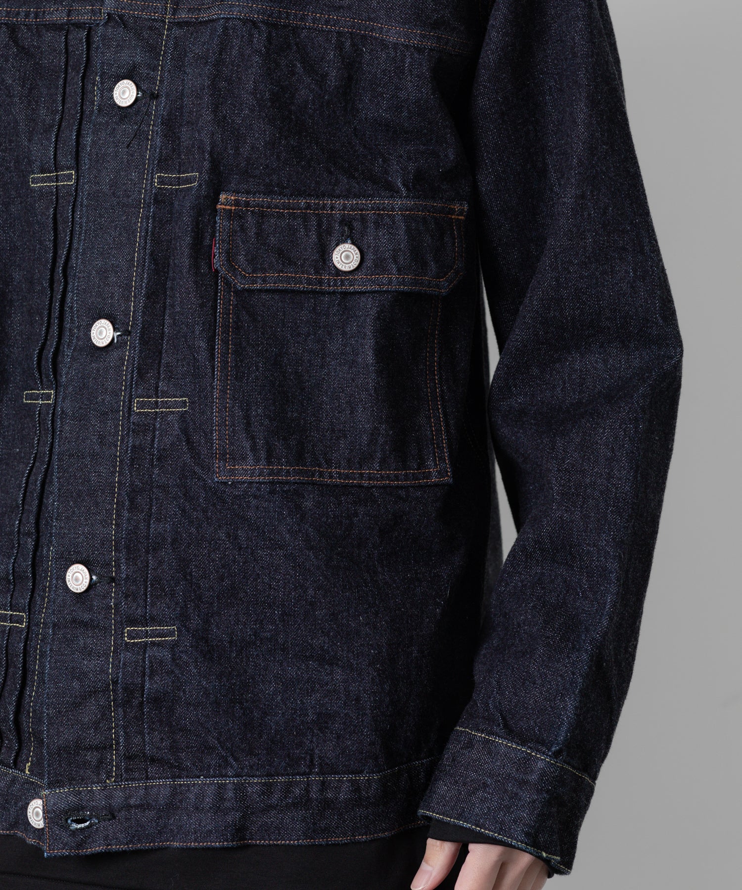 【INTÉRIM/インテリム】HYPER BIG "1ST" KIBATA SHUTTLE DENIM JACKETの NAVY sessionセッション福岡セレクトショップ 公式通販サイト