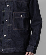 画像をギャラリービューアに読み込む, 【INTÉRIM/インテリム】HYPER BIG &quot;1ST&quot; KIBATA SHUTTLE DENIM JACKETの NAVY sessionセッション福岡セレクトショップ 公式通販サイト
