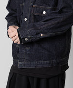 画像をギャラリービューアに読み込む, 【INTÉRIM/インテリム】HYPER BIG &quot;1ST&quot; KIBATA SHUTTLE DENIM JACKETの NAVY sessionセッション福岡セレクトショップ 公式通販サイト
