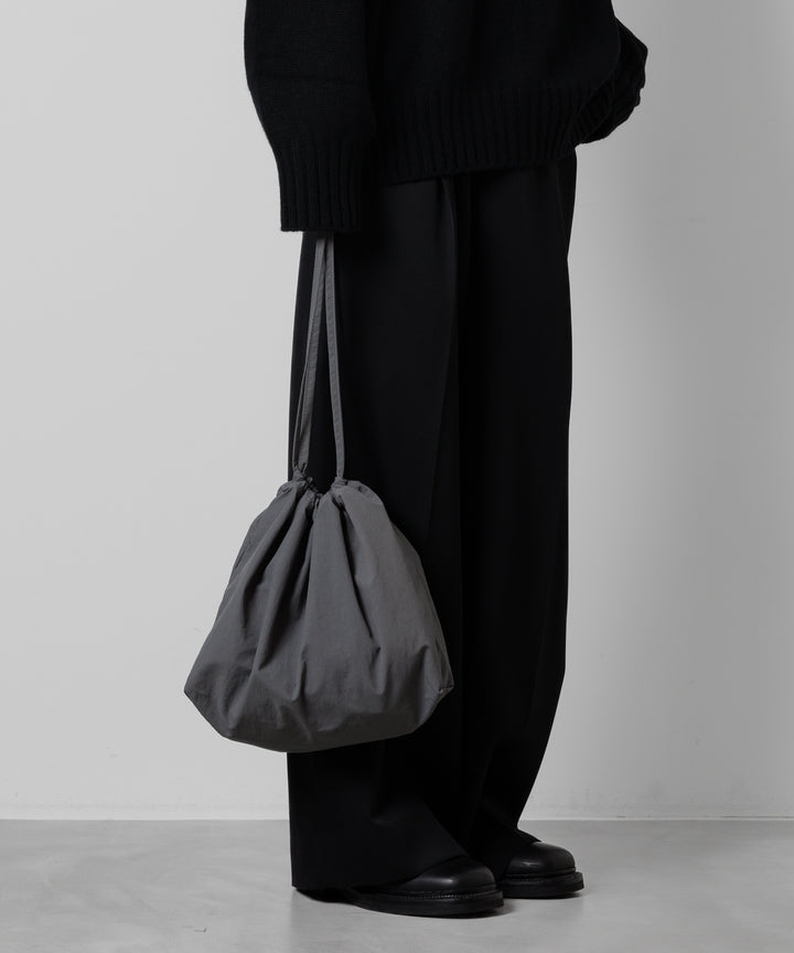 KaILI(カイリ)の24SSコレクションのNOT COMPACT ECOBAG VD - TAKESUMI GRAY  sessionセッション福岡セレクトショップ 公式通販サイト