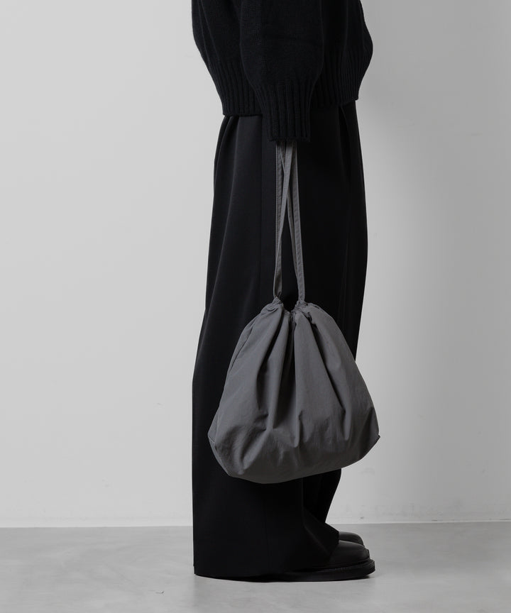 KaILI(カイリ)の24SSコレクションのNOT COMPACT ECOBAG VD - TAKESUMI GRAY  sessionセッション福岡セレクトショップ 公式通販サイト