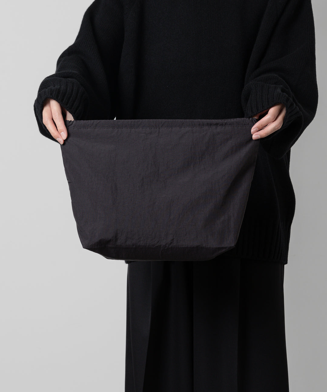 KaILI(カイリ)の24SSコレクションのNOT COMPACT ECOBAG VD - TAKESUMI BLACK sessionセッション福岡セレクトショップ 公式通販サイト