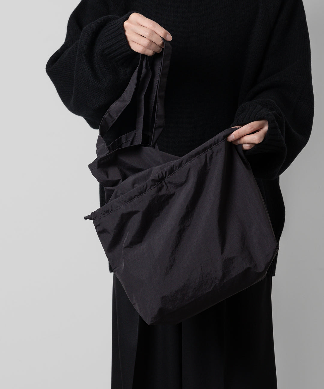 KaILI(カイリ)の24SSコレクションのNOT COMPACT ECOBAG VD - TAKESUMI BLACK sessionセッション福岡セレクトショップ 公式通販サイト